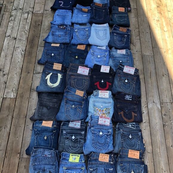 MYSTERY BOX OF 3 True Religion Jeans Size 33 - Picture 3 of 4